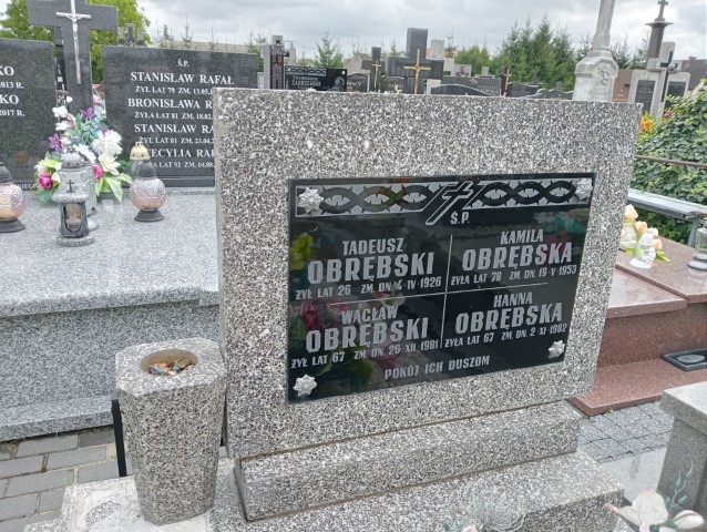 Wacław Obrębski Radzyń Podlaski - Grobonet - Wyszukiwarka osób pochowanych