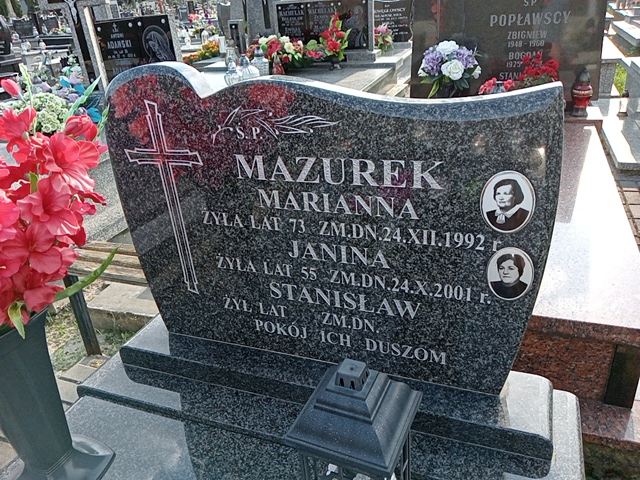 Marianna Mazurek Radzyń Podlaski - Grobonet - Wyszukiwarka osób pochowanych